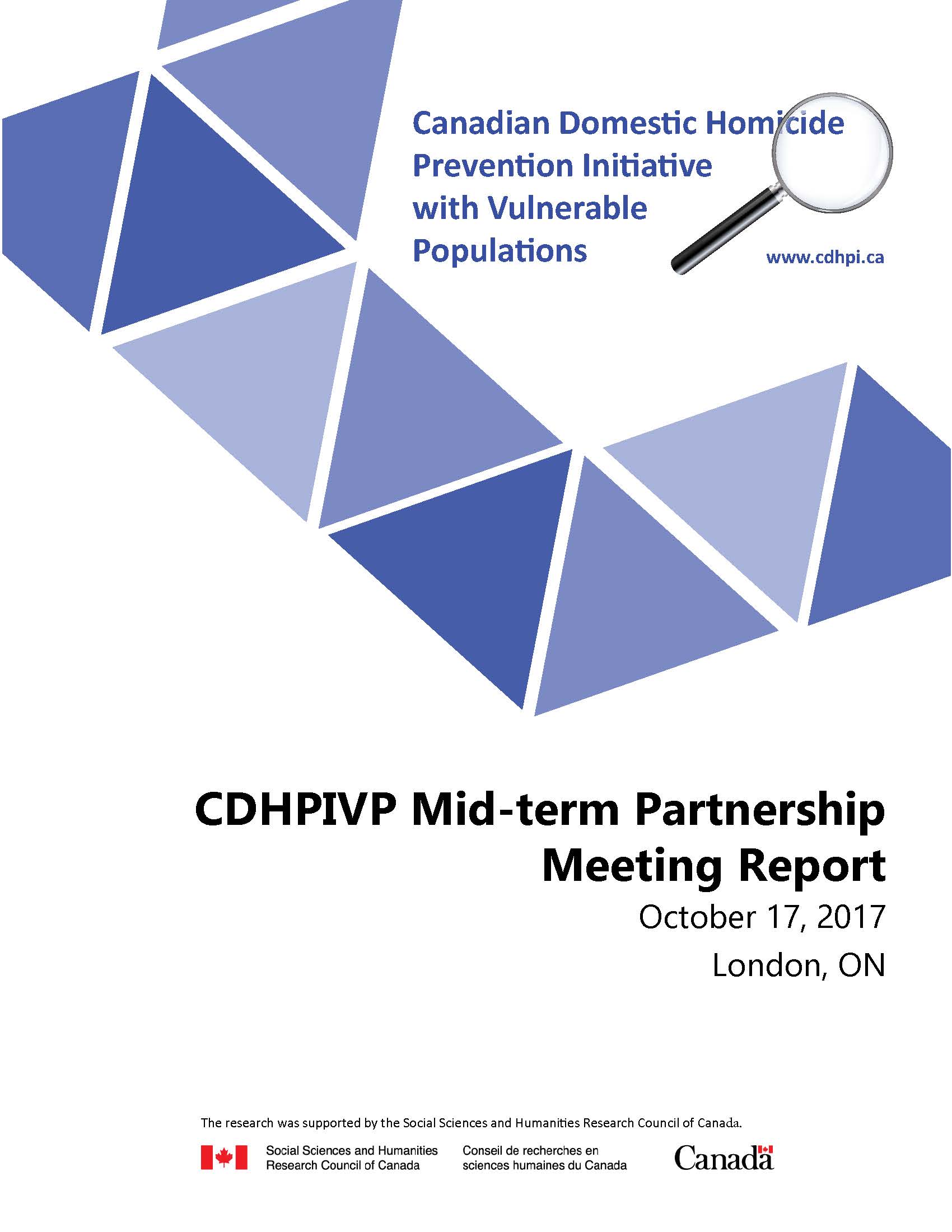 Partnership Report Cover page